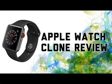 WATCH CLONE REVIEW ~apple watch clone/fake mtk2502c